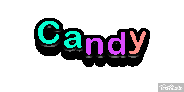 Candy Текстовый эффект