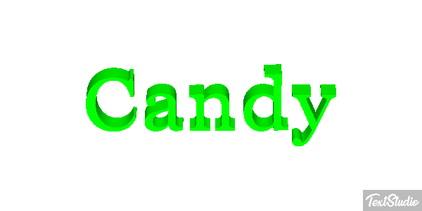Candy Текстовый эффект