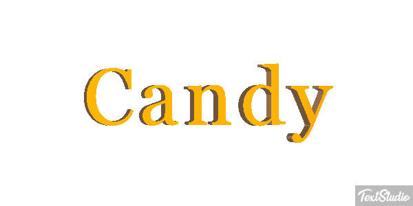 Candy Текстовый эффект
