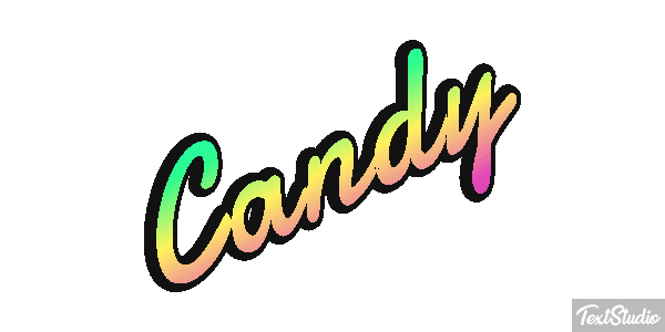 Candy Текстовый эффект