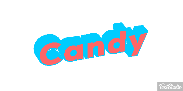 Candy Текстовый эффект