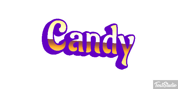 Candy Текстовый эффект