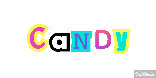 Candy Текстовый эффект