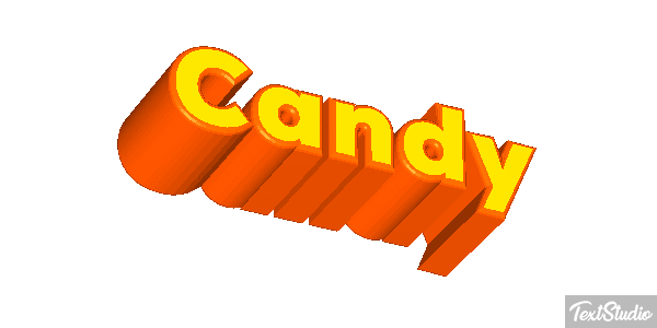 Candy Текстовый эффект