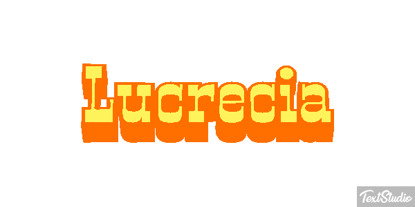 Lucrécia Efecto de texto