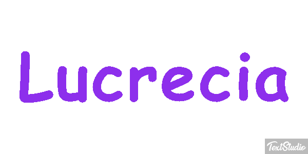 Lucrécia Efecto de texto