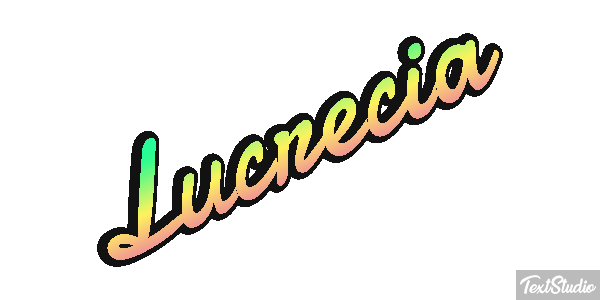 Lucrécia Efecto de texto