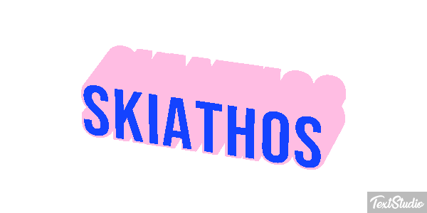 Skiathos Текстовый эффект