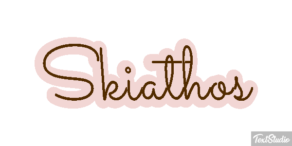 Skiathos Текстовый эффект