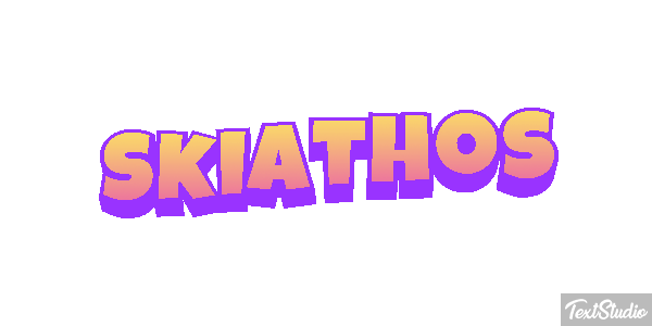 Skiathos Текстовый эффект