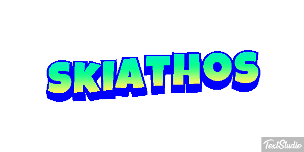 Skiathos Текстовый эффект
