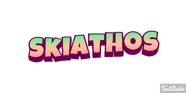 Skiathos Текстовый эффект