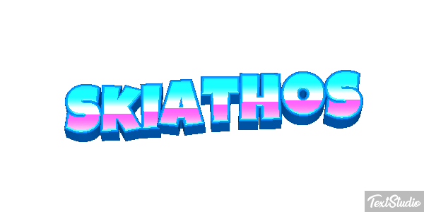 Skiathos Текстовый эффект