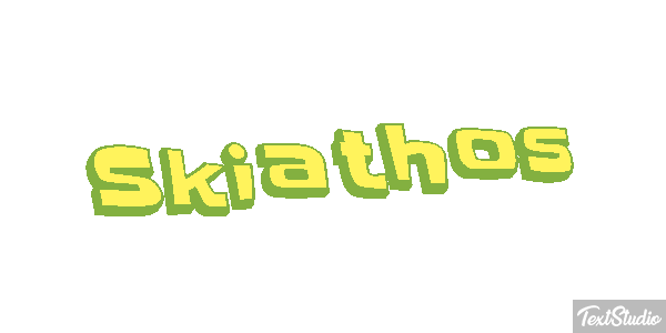 Skiathos Текстовый эффект