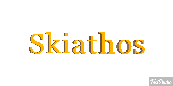 Skiathos Текстовый эффект