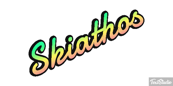 Skiathos Текстовый эффект