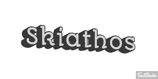 Skiathos Текстовый эффект