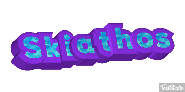 Skiathos Текстовый эффект