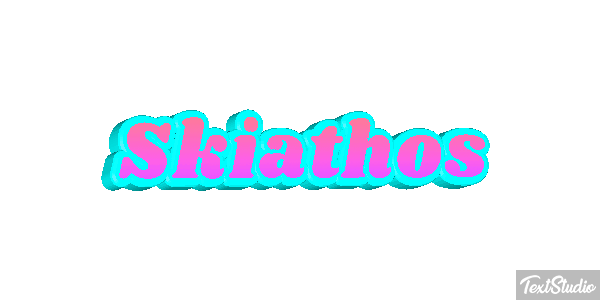 Skiathos Текстовый эффект