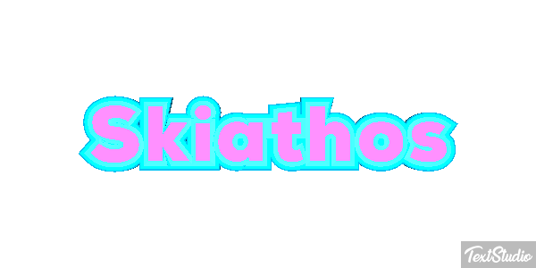 Skiathos Текстовый эффект