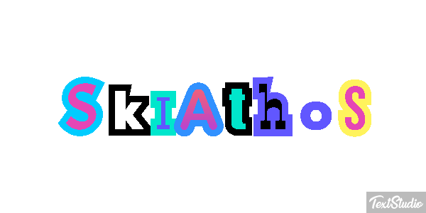Skiathos Текстовый эффект