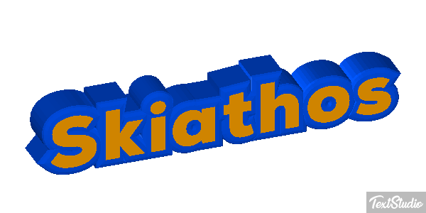 Skiathos Текстовый эффект