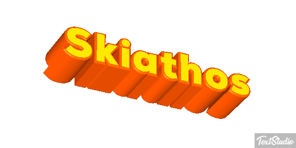 Skiathos Текстовый эффект