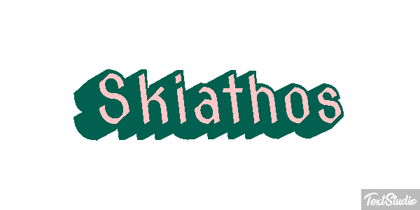Skiathos Текстовый эффект
