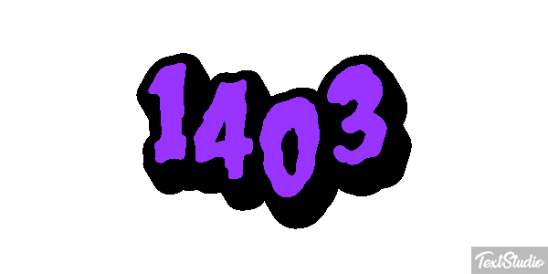 1403 Text effect