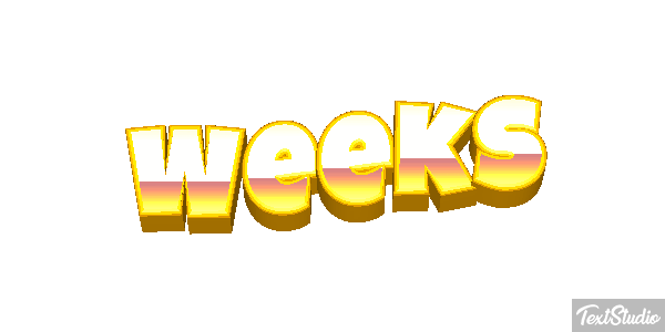 Weeks Text effect