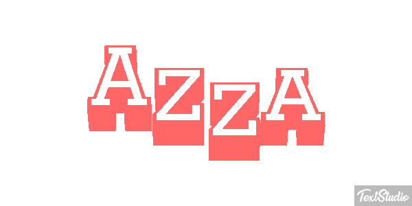 Azza Text effect