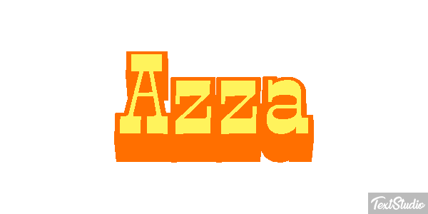 Azza Text effect