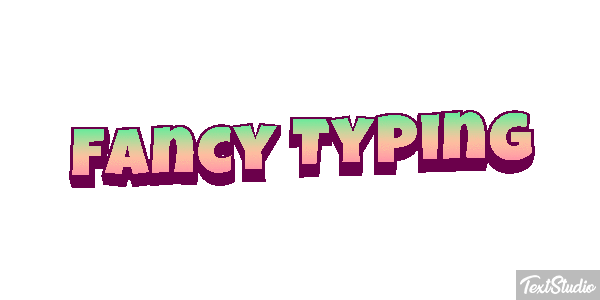 Fancy Typing Efecto de texto