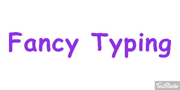 Fancy Typing Efecto de texto
