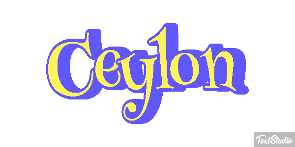 Ceylon Efekt tekstowy
