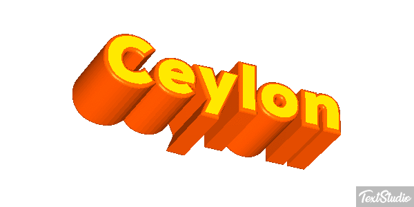 Ceylon Efekt tekstowy