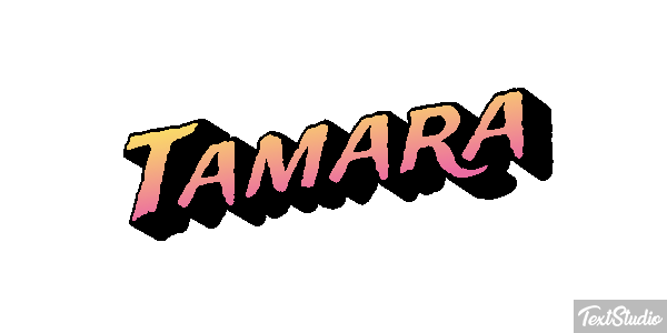 Tamara Efecto de texto