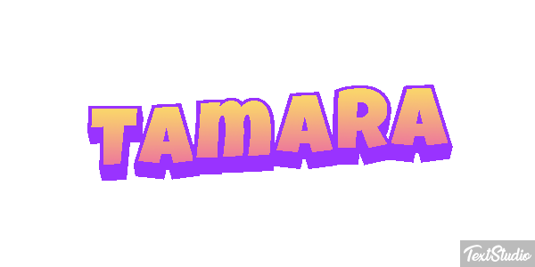 Tamara Efecto de texto