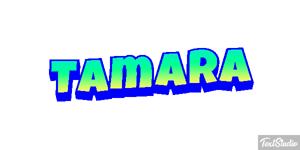 Tamara Efecto de texto
