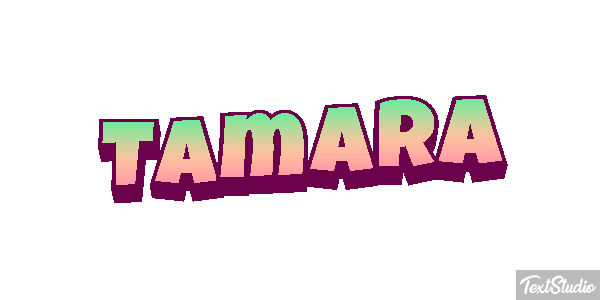 Tamara Efecto de texto