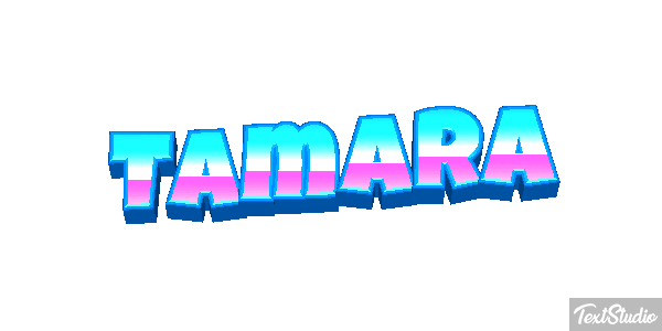 Tamara Efecto de texto