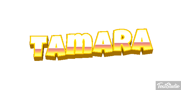 Tamara Efecto de texto