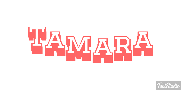Tamara Efecto de texto