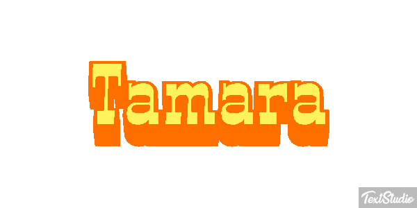Tamara Efecto de texto