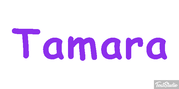 Tamara Efecto de texto