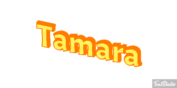 Tamara Efecto de texto