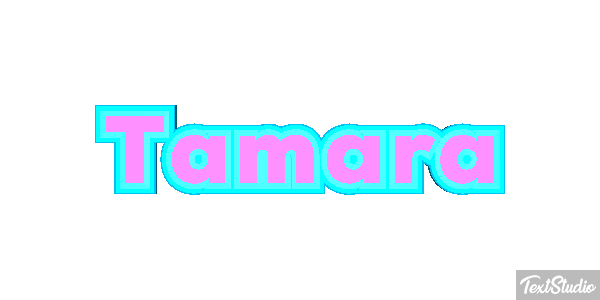 Tamara Efecto de texto
