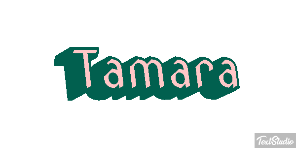 Tamara Efecto de texto