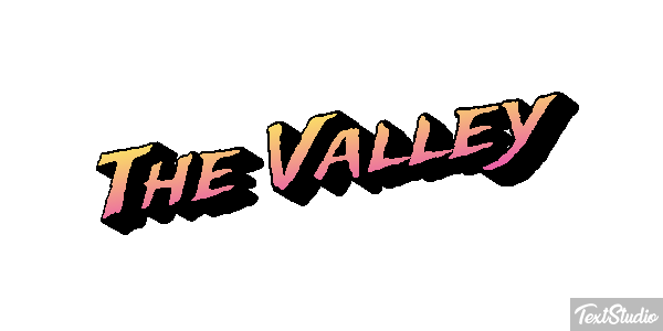 The Valley Effetto testo