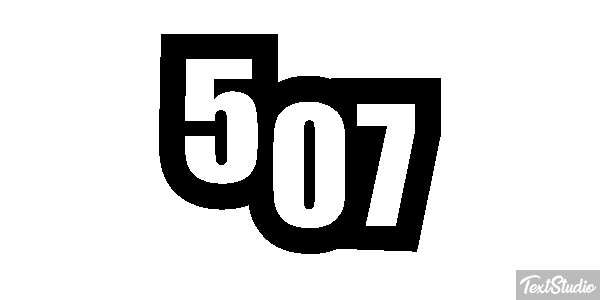 507 テキスト効果